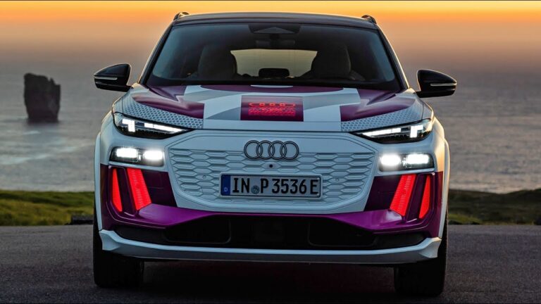New Audi Q6 e-tron 2024 | CRAZY Digital OLED Lights