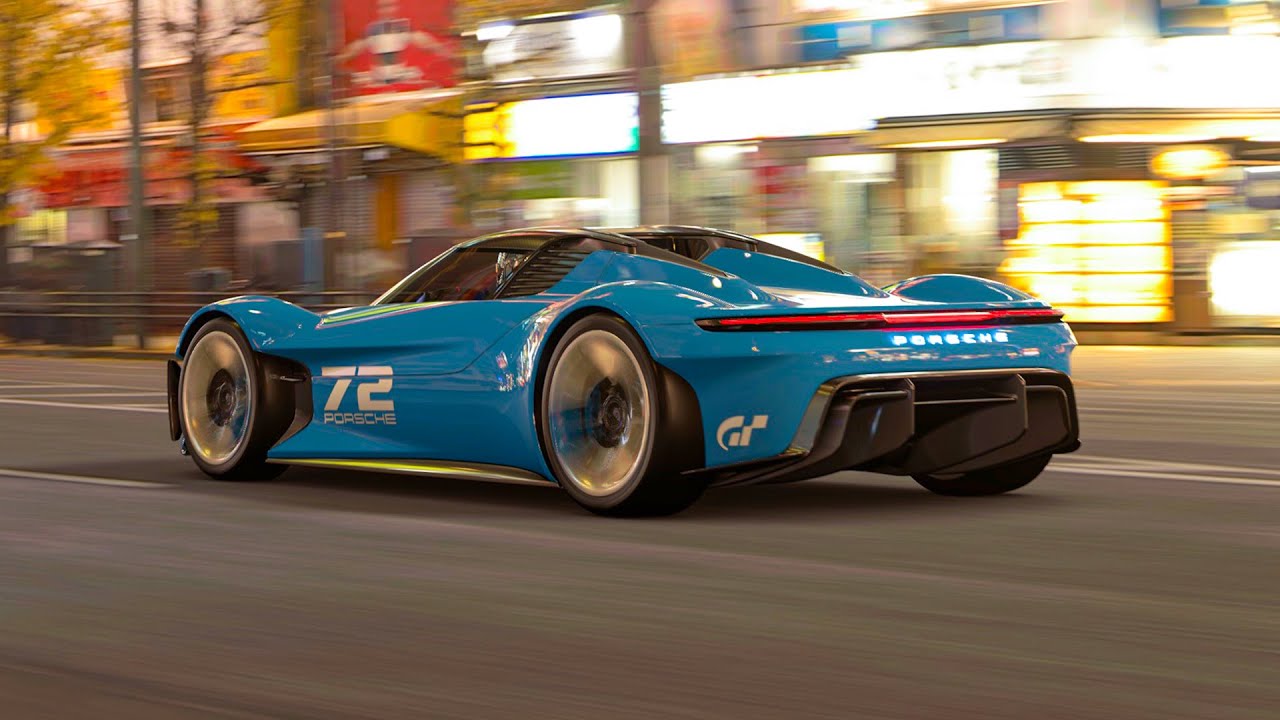 Gran Turismo 7s Porsche Vision Gt Official Video